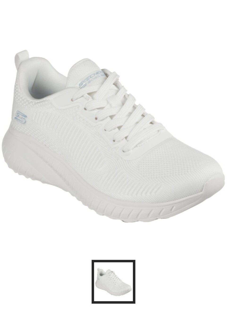 Skechers Women's BOBS Sport Squad Chaos Cheer Or Walk Shoes White Size 7.5